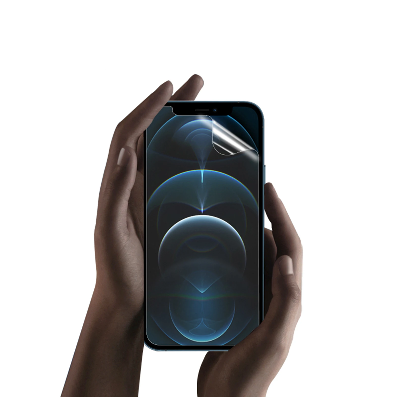 
Wholesale high quality hydrogel film nano TPU screen protector full screen film for iPhone 12 series raw material roll 