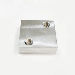 50x50mm CNC Internal Channel Flow Aluminum Water Cooling Block Liquid Cold Plate