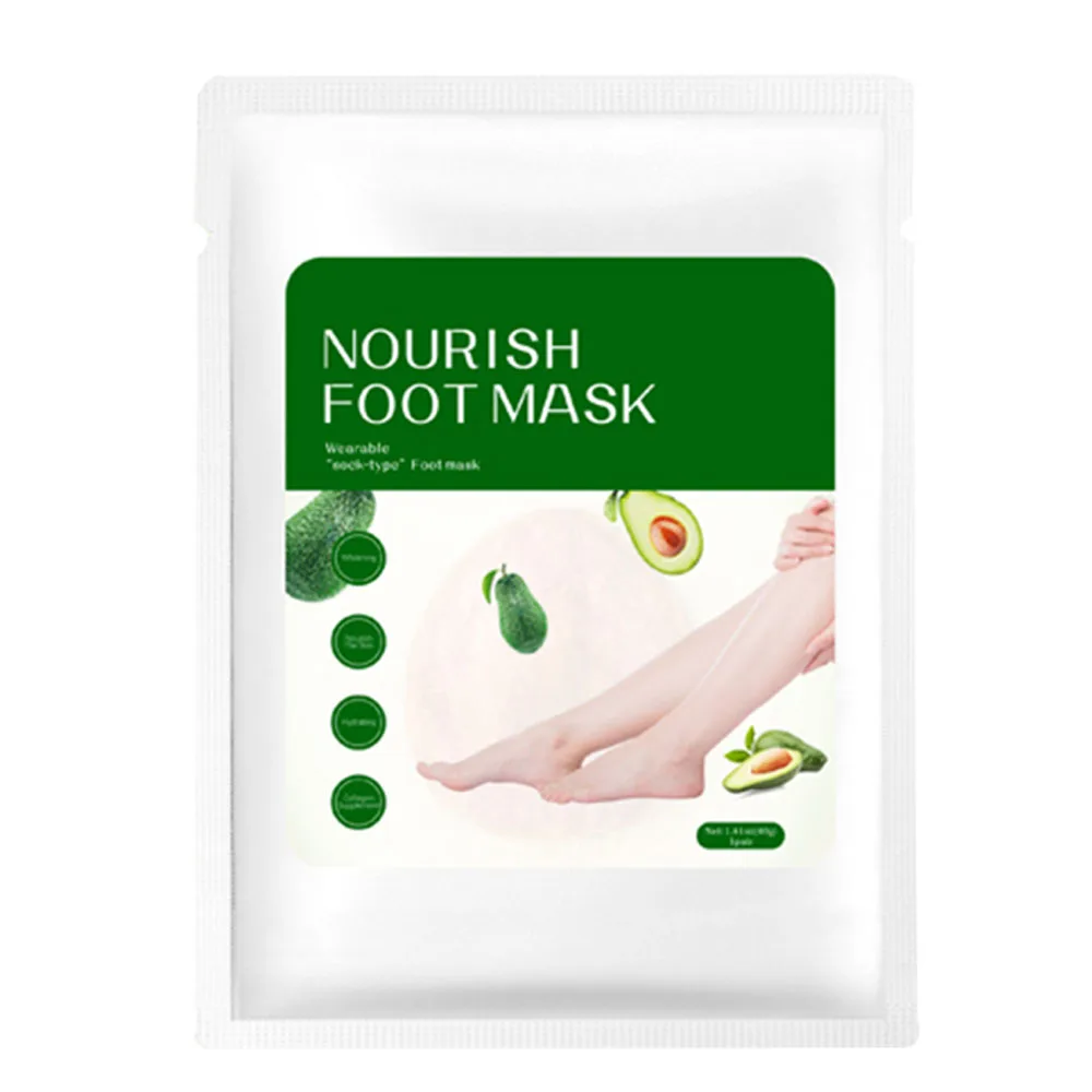 Private Label Foot Peel Mask Make Your Feet Baby Soft Foot Skin Care Peeling Away Calluses and Dead Skin beauty foot mask