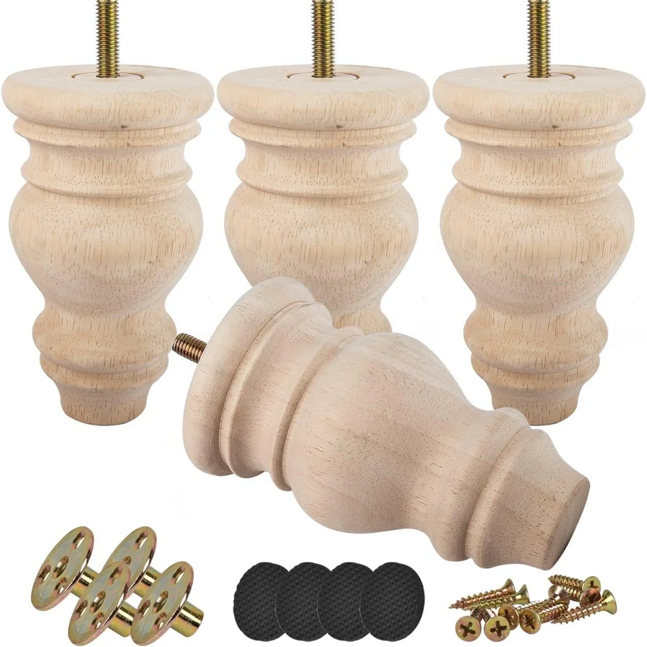 New Design Factory Direct Odm Oem Antique Sofa Parts Table Wooden Legs Base Parts For Furniture Accessories