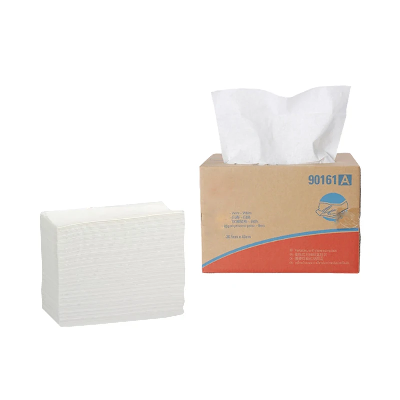 Silicon-Free Formula Low Chip Removal Rate Industrial Wiping Cloth For Semiconductor Manufacturing Companies