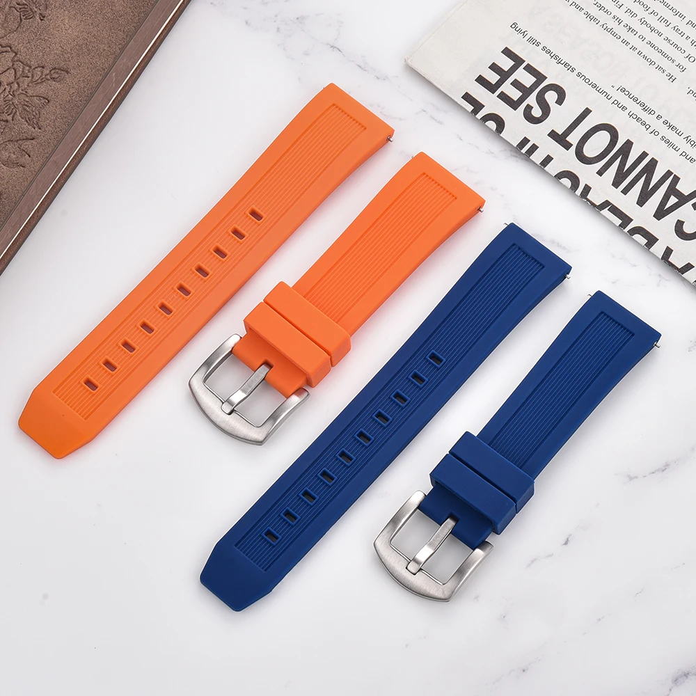 Ремешок для часов JUELONG RTS, силиконовый, 20 мм, 22 мм