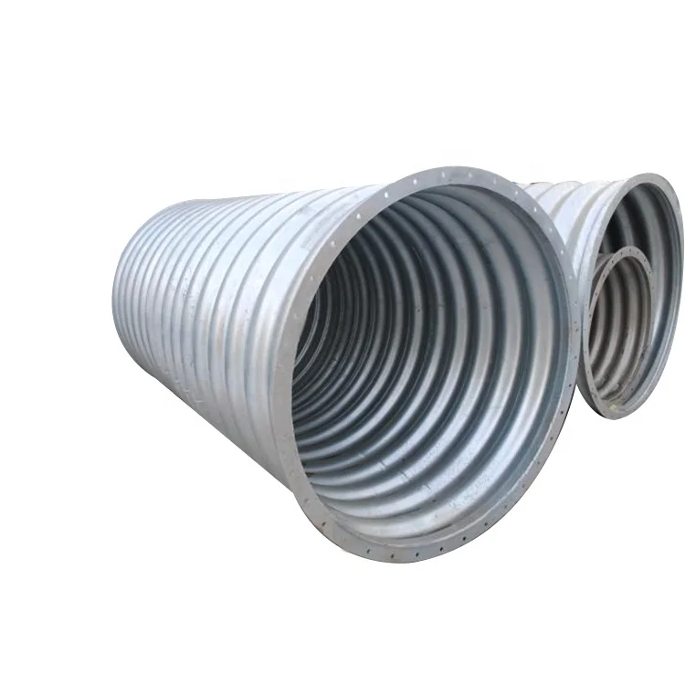 
Stainless steel flexible corrugated pipe half round corrugated metal pipe corrugated metal culvert pipe price 