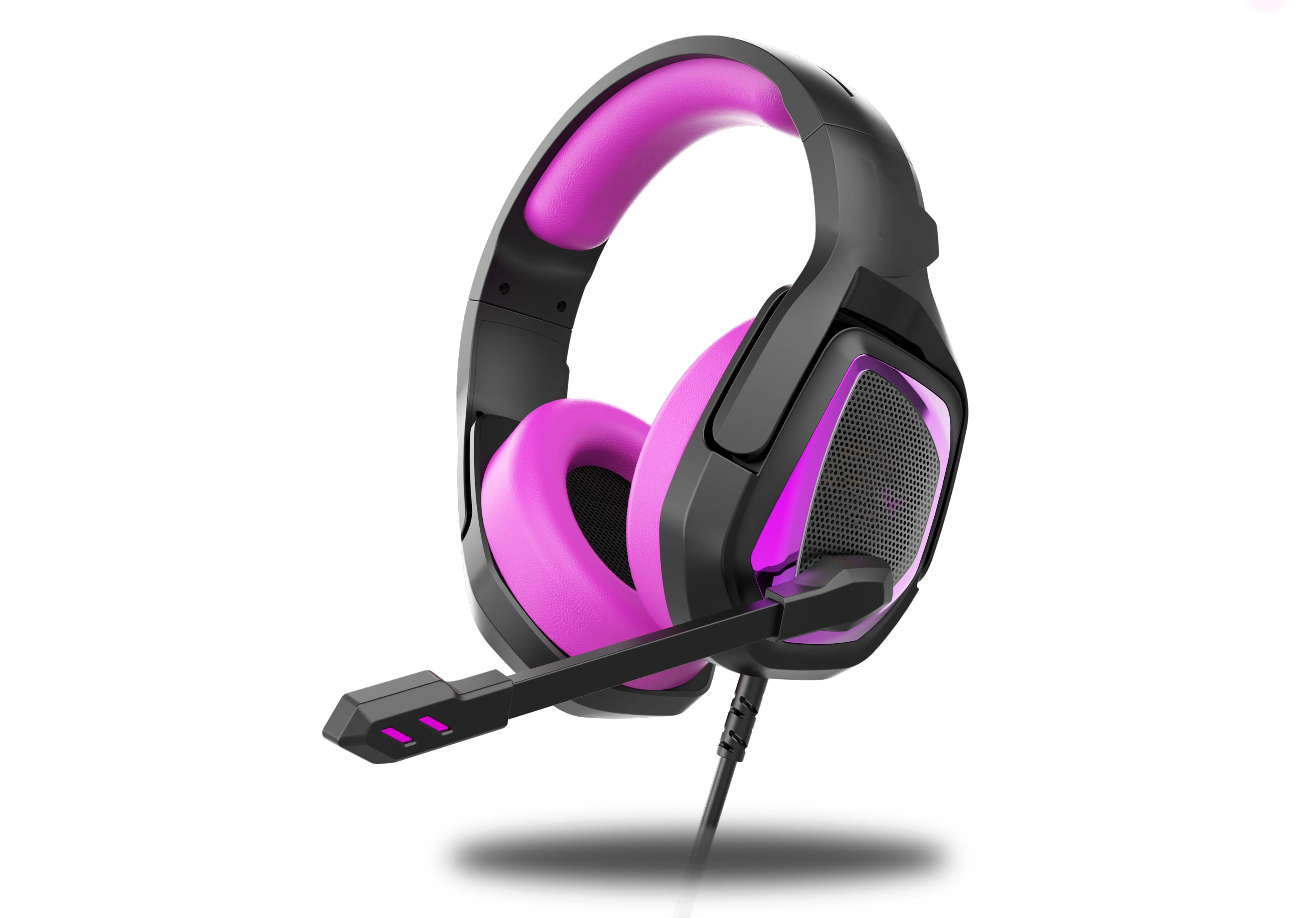 50mm Nature Sound Black Or Blue Banding Cheap Earphones Headphones Wire Headsets