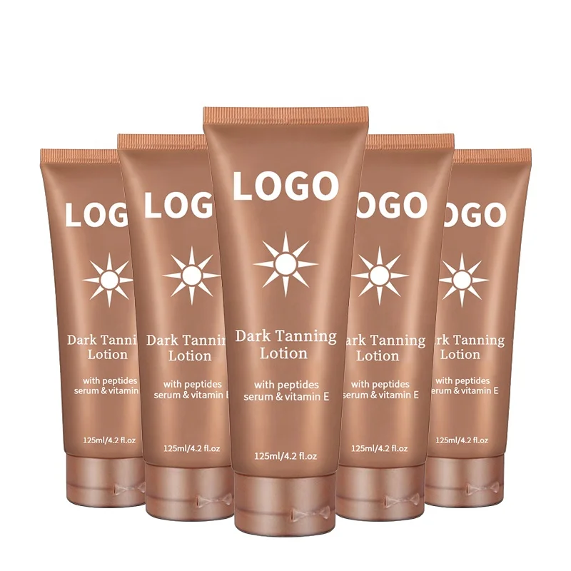 Custom Tanning Bed Lotions Manufacturers OEM Vitamin E Self Tanning Lotion