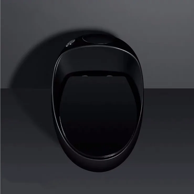 Hanging home new personality black small egg type toilet bowl spherical siphon water saving silent toilet