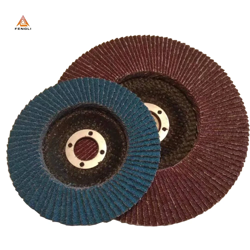 Cost-Effective P80 4inch Grit T29 T27 Alumina Oxide Fiberglass Backing Abrasive Flap Wheel Disc