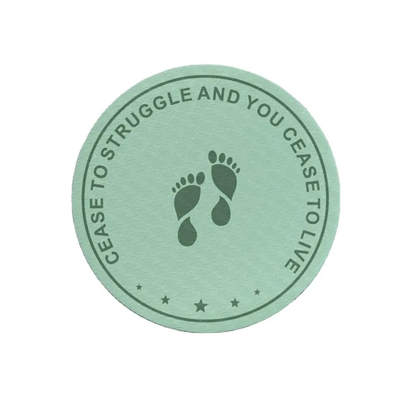 Paidu printed non slip large skipping rubber jump rope mat home indoor exercise yoga