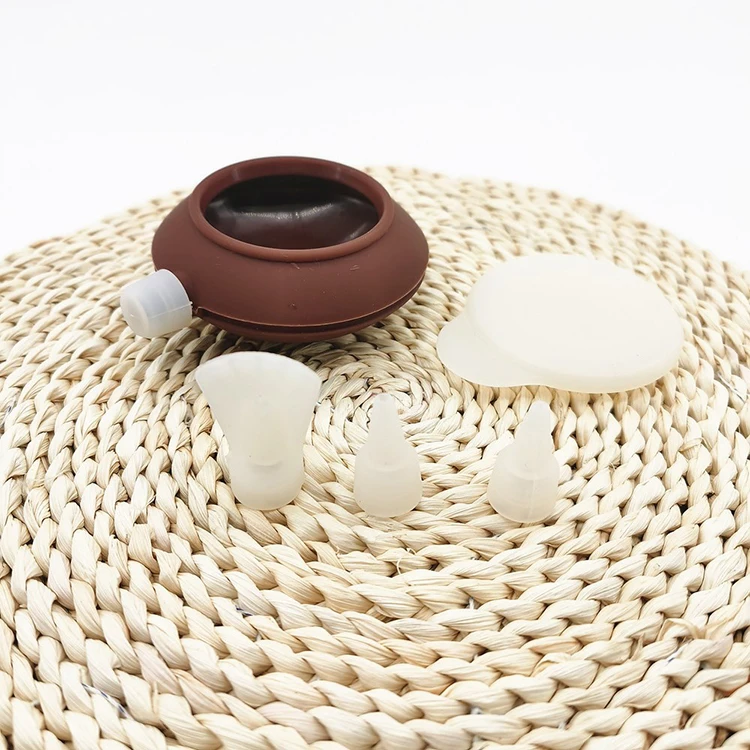Hot selling kitchen decorative cake muffin silicone macaron decorating piping pot