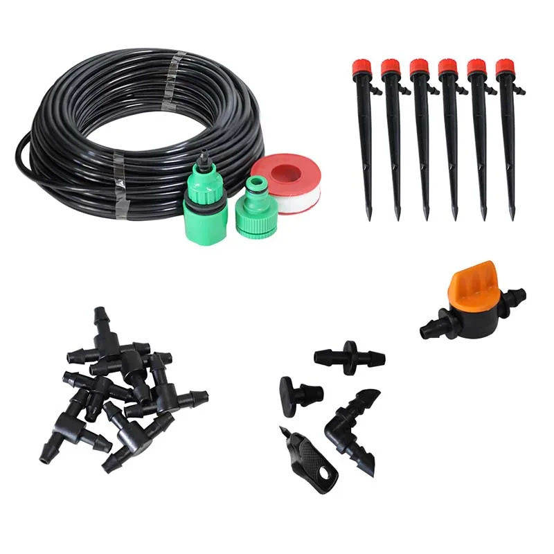 Drip irrigation kits 5m hose spring nozzle/sprinkler set  garden /farm of watering and irrigation system
