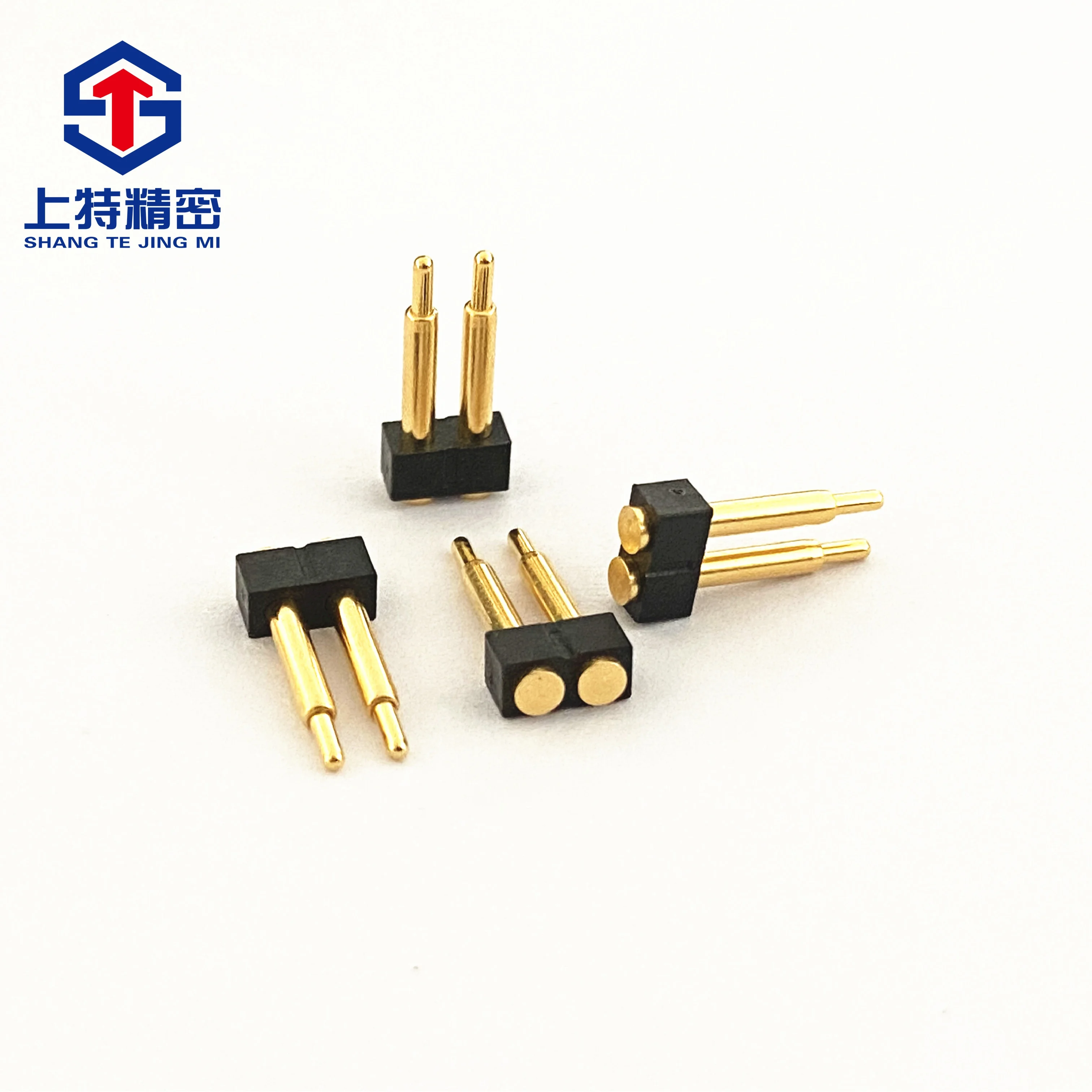 Custom Precision Machined Beryllium Copper Pogo contact pins for Connectors