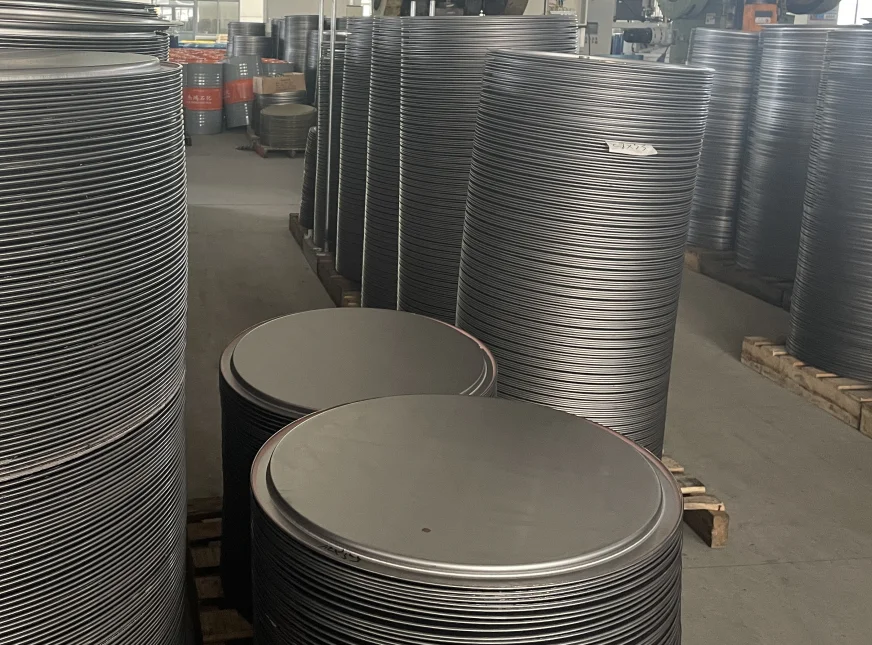 Drum Cover Lid Top For 210L/208L/205L Open Closed Head Removed Barrel Lid Bottom with Flange for Drum Recycle
