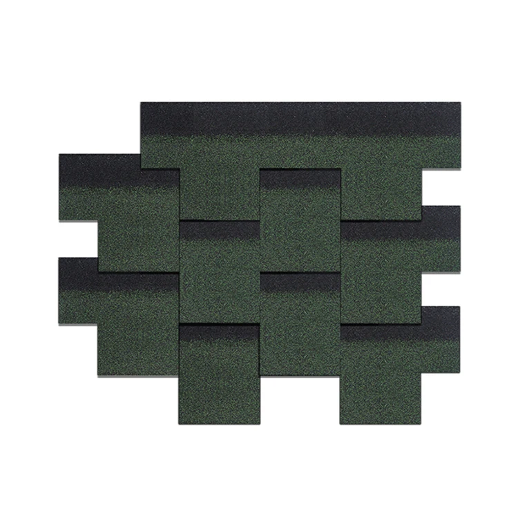 Hot sale cheap high quality forest green asphalt shingles rectangle square roofing tiles with low price philippines