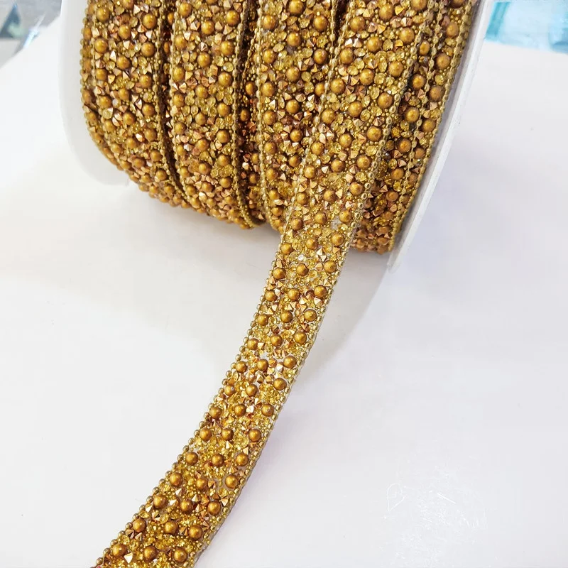 glue on glass stone hot fix flat back rhinestone crystal resin stone heat transfer lace trimming tape