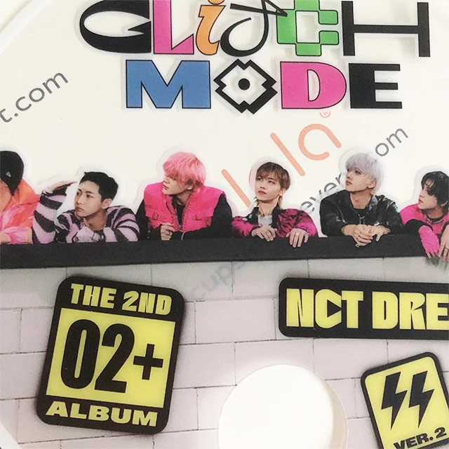 Custom design printed DREAM kpop idol plastic transparent PVC fans without handle