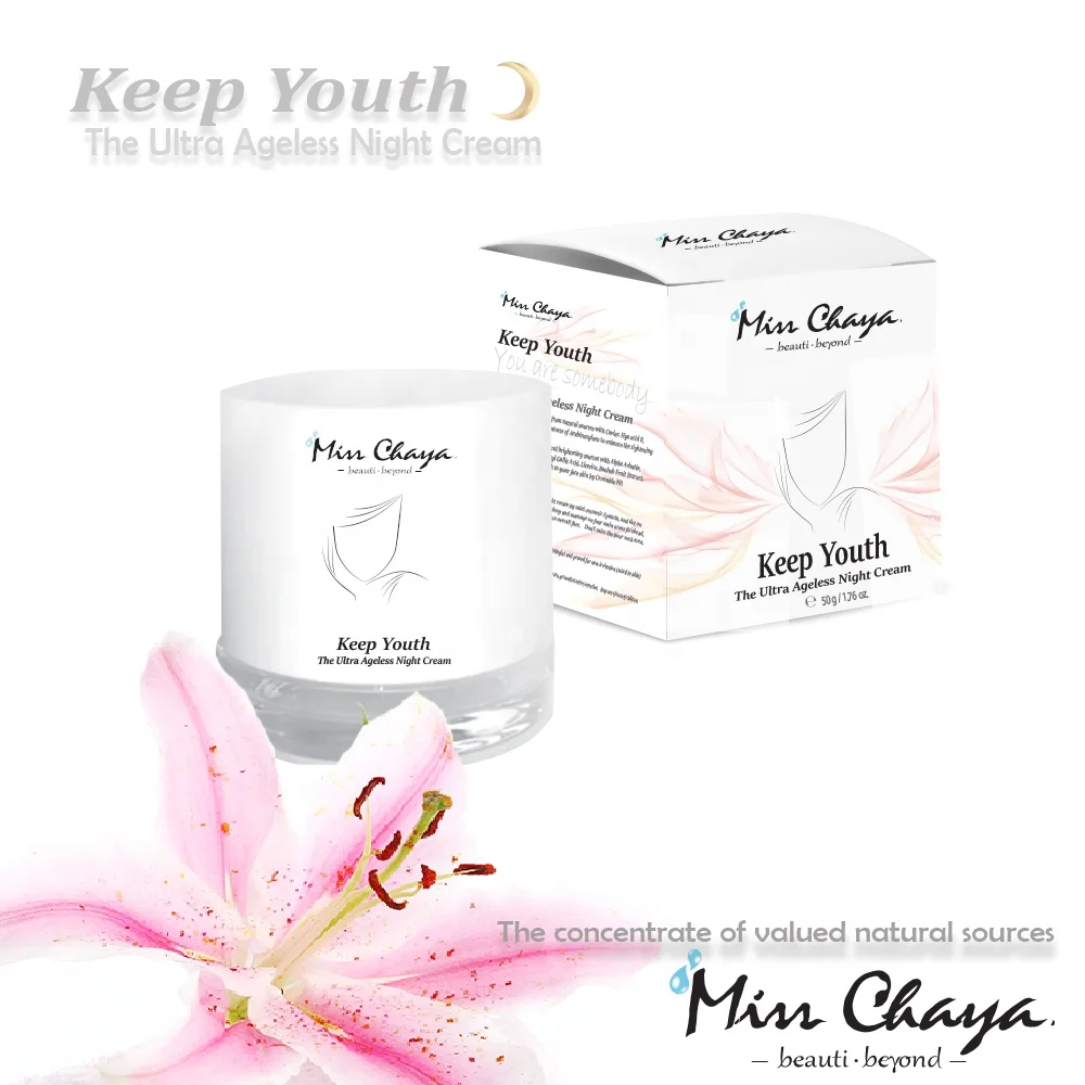
MISS CHAYA Ageless Night Cream Keep Youth Adults Female Regular Size Safe and Trusted OBM (original Brand Manufacturing) 
