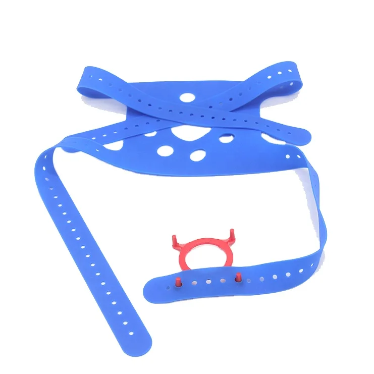 OEM Reusable silicone rubber medical  head harness headstrap