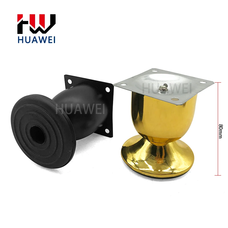 HUAWEI Furniture Hardware Accessories Simple Sofa Hardware Wine Glass Shape Metal Table Legs Cabinet Feet Sofa Legs