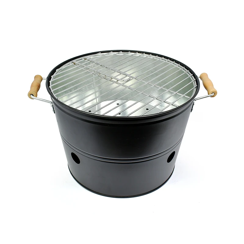 New Outdoor Camping Barbecue Grill Charcoal Smoker BBQ Bucket