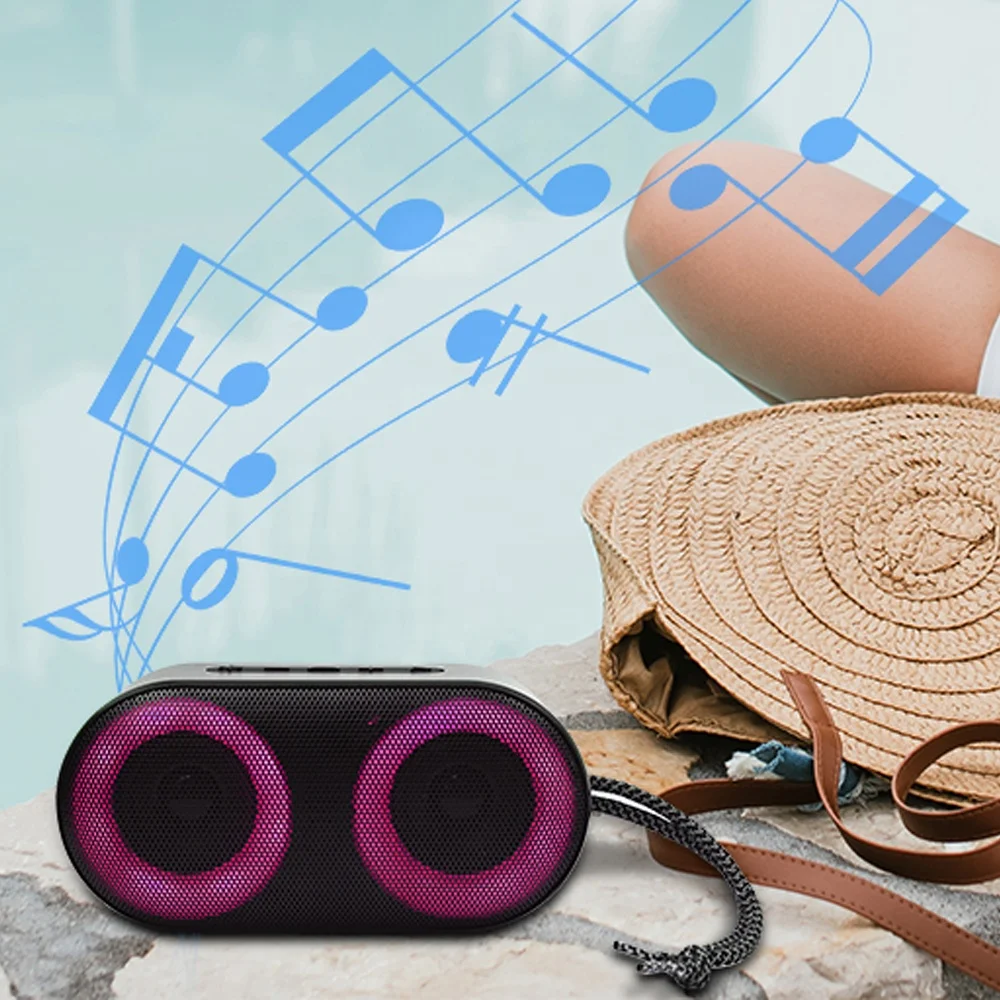 Bluetooth Wireless Speaker Mini Music Radio Subwoofer Portable Outdoor Powerful Loudspeakers Waterproof Speaker