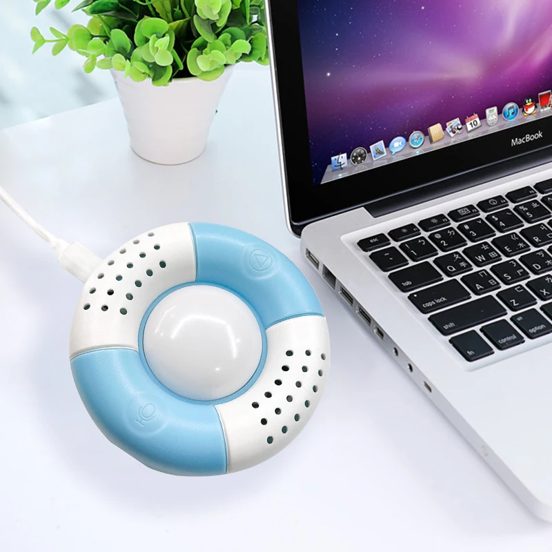 Recording Voice Box Plush Toy Sound Module Round Shape Voice Recorder with Night Light