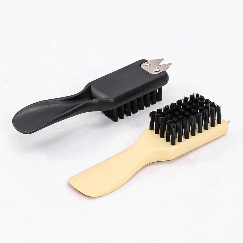 Wholesale Wooden Handle Multi-function Golf Cleaning Brush Golf Plastic Brush With Stainless Steel Green Repair Fork Function