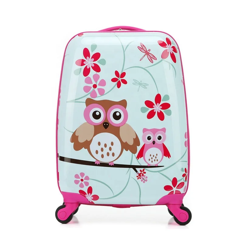 
Children pc custom pattern ride on suitcase trolley kids luggage for travel 