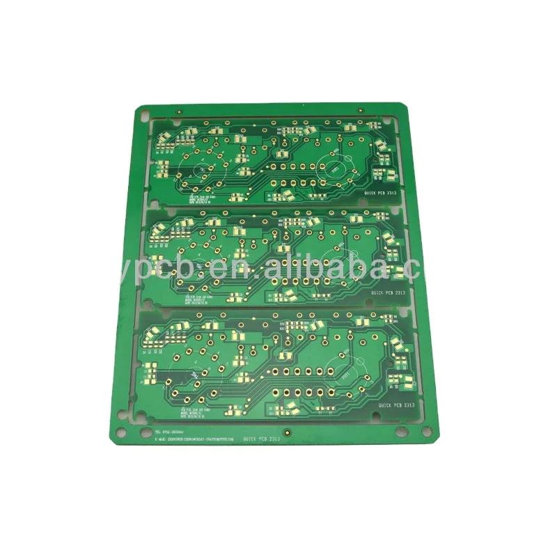 Shenzhen China Printed Circuit Board Manufacturer Routing Double-Sided Hal PCB with Green Solder Mask