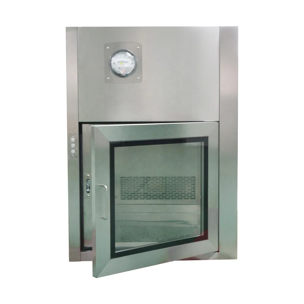 CE ISO DOP Testing Dynamic Pass through Box For LAB Clean Room laminar flow Transfer Window pass box