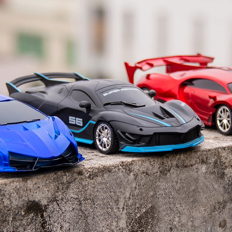 1:18 Масштаб 2 4 г детский Радиоуправляемый гоночный автомобильный USB-кабель в комплекте с имитацией дрейфа света 6 каналами