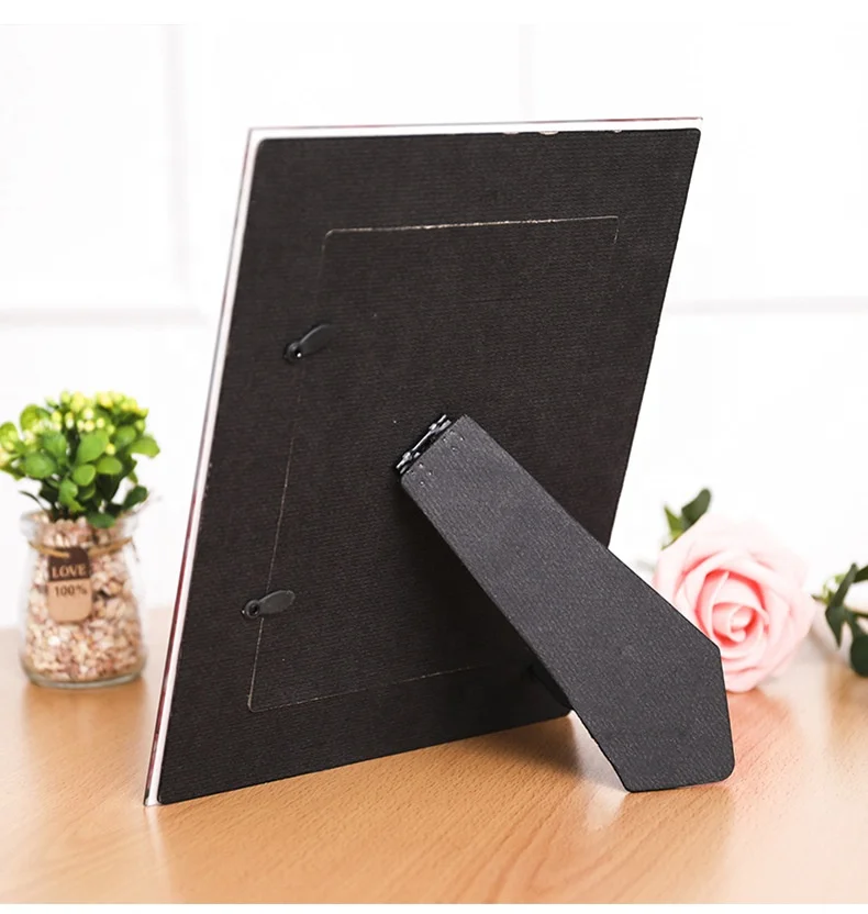 Custom size 5/6/7/8/10/A4 inch creative luxury wedding crystal glass photo frame