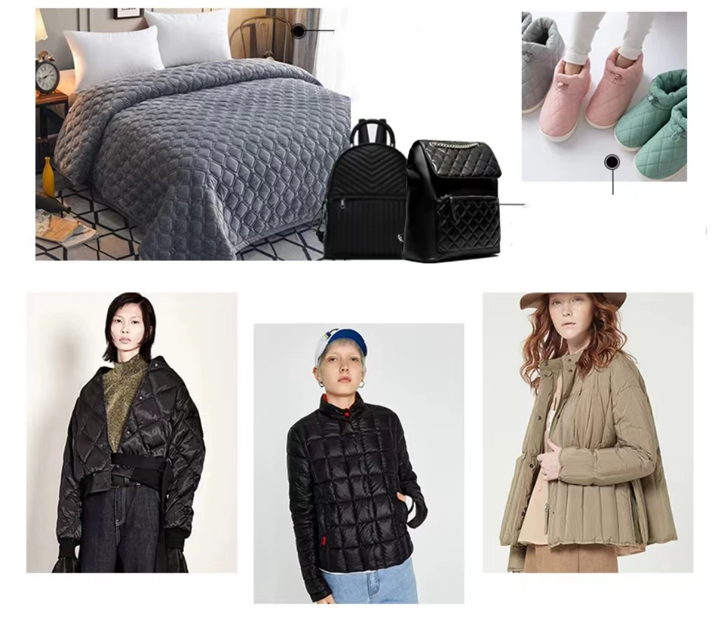 Yapears Customized Garment lining fabric microfiber quilted fabric ultrasonic welding machine fabric for wholesale