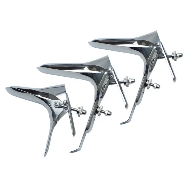 Medical thickened 304 stainless steel examination type surgical vaginal dilator