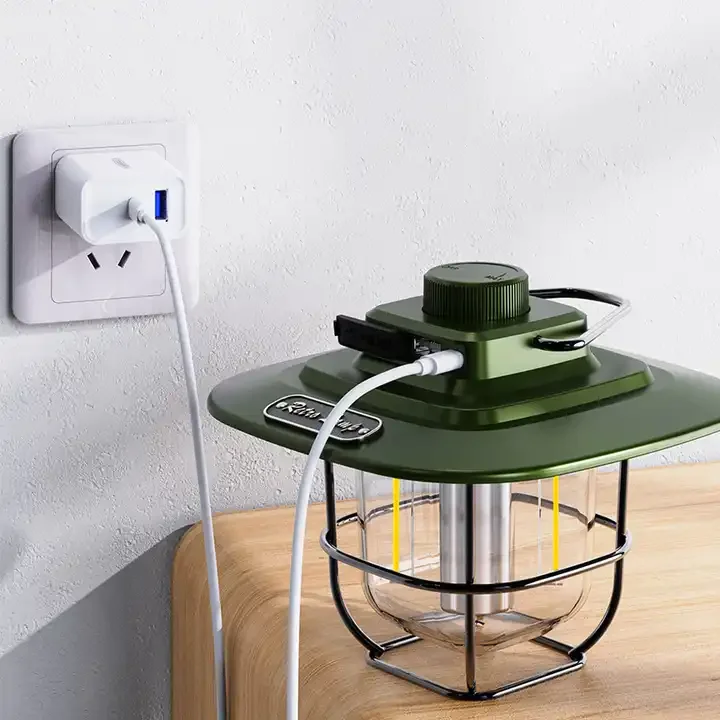 MINGCHAN Quality Camping Light Battery Portable Lighting Outdoor Camping Lamp Foldable Hanging Camping Lantern