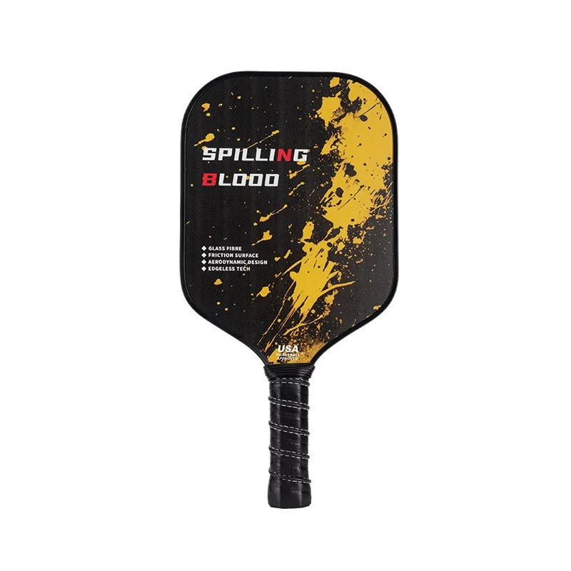 Customizable Cold Pressed Fiberglass Pickleball Paddle with Honeycomb Core for Beginners with Custom Logo