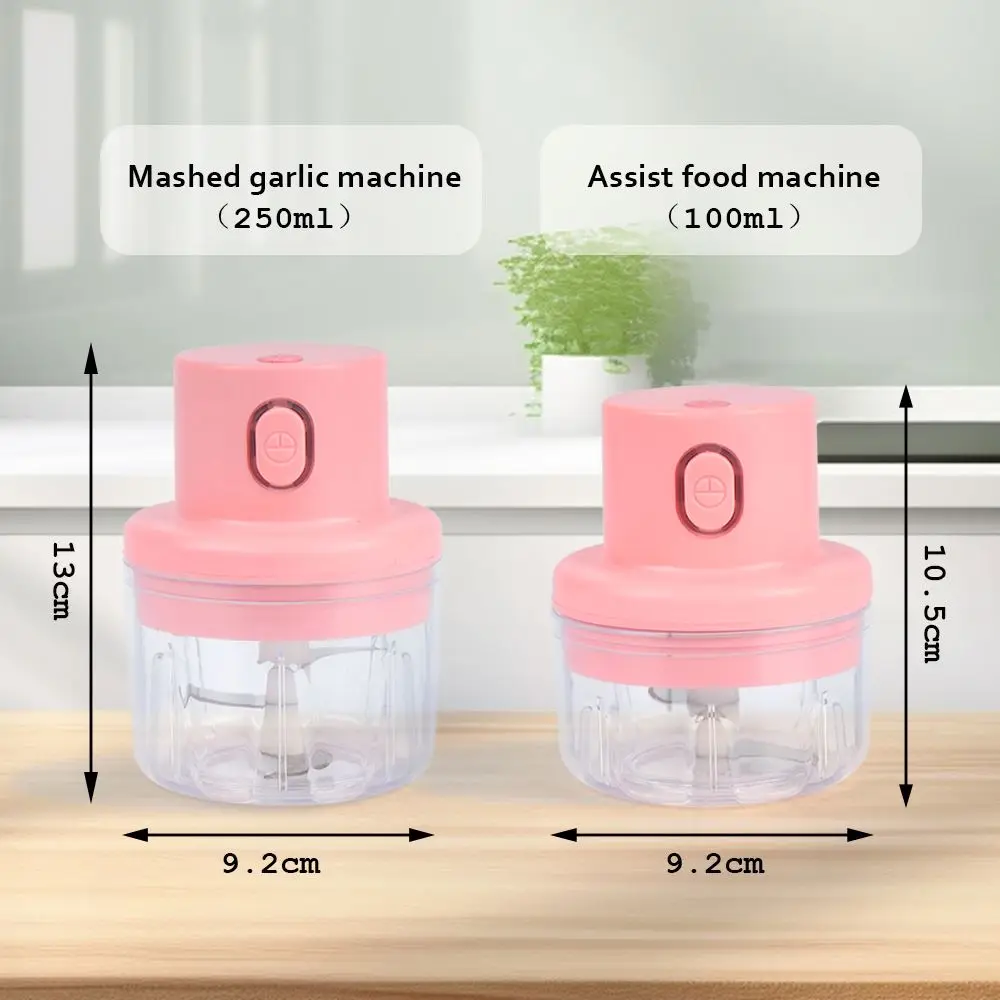 Wholesale B97-0088  Usb Wireless Electric Mini Meat Grinders Slicers Food Crusher Automatic Vegetable E Chopper Garlic Blender