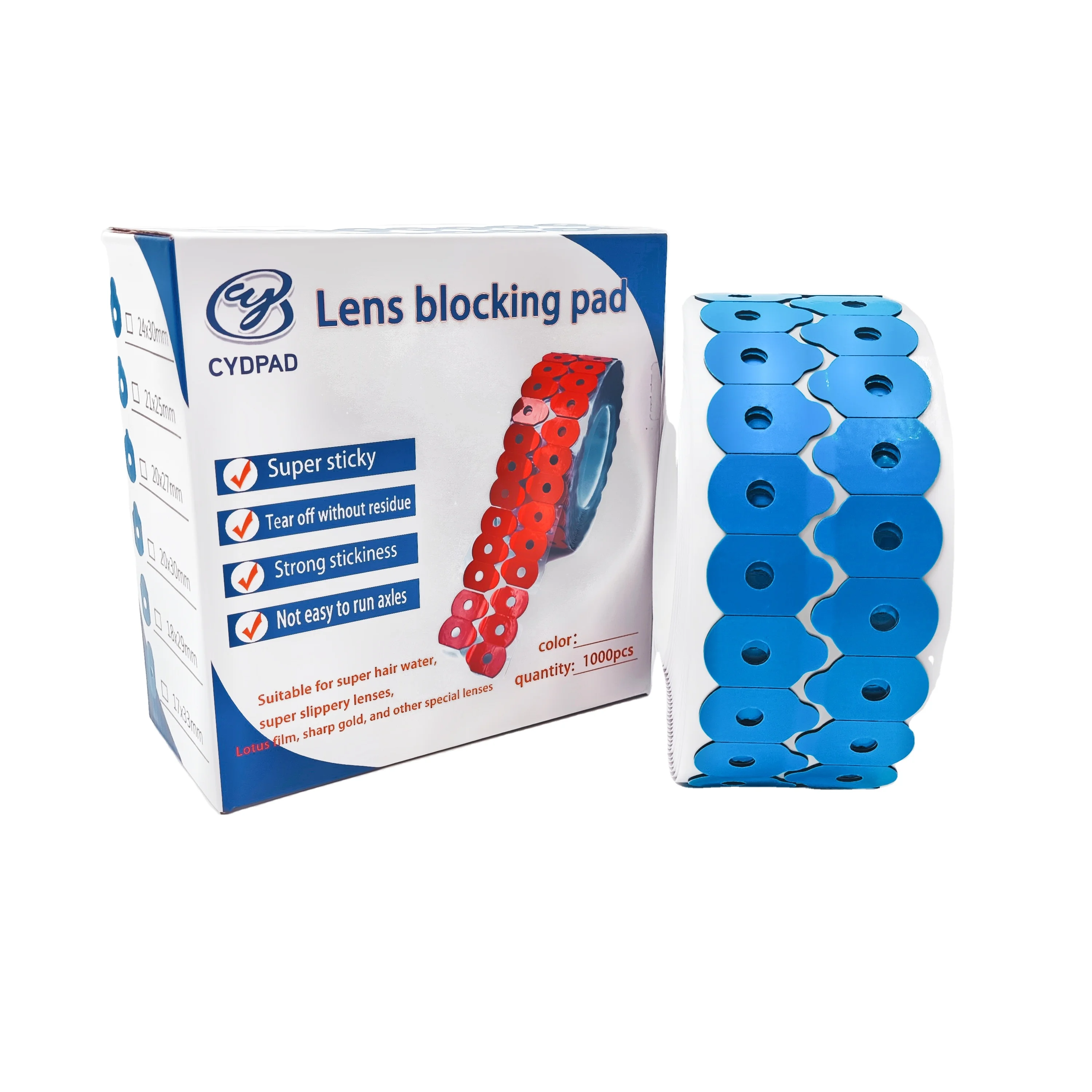 Good Selling Anti-Slip Blocking Pad Lens for Edge Grinding Machine Processing Eyewear Accessories