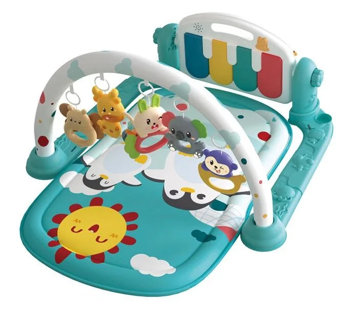 Wholesale OEM Certificate Thickening Baby Gyms Pedal Piano Play Mat Toddler Fitness Frame