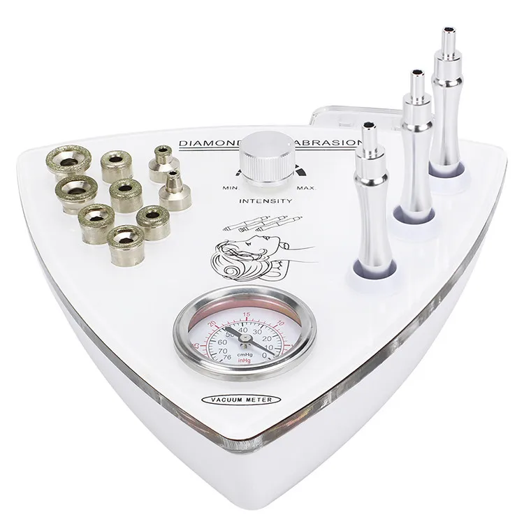 Factory direct sale with airbrush white color deep cleansing facial diamond microdermabrasion machine