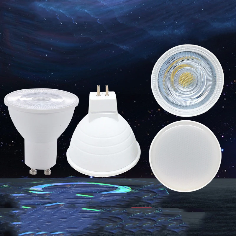 Wholesale high bright smart E27 E14 MR16 GU10 6W led bulb Lamp spot light cob dimmable 220v chandelier neutral warm white 6500K