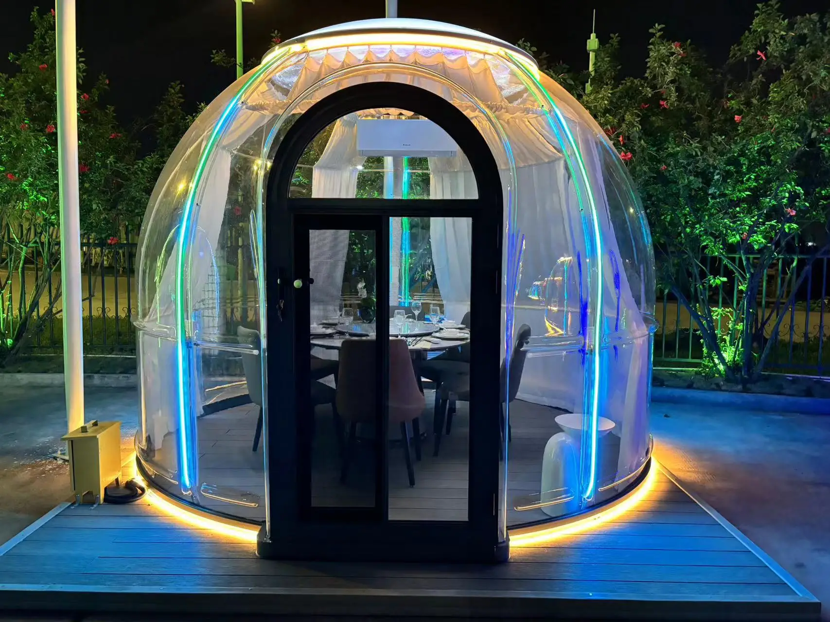 Detachable 3.5 diameter bubble room starry sky room dome tents Outdoor luxury hotel tents Capsule House mini greenhouse