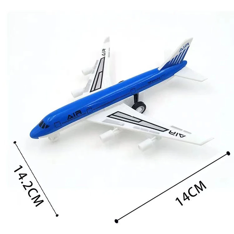 Children Plane Diecast Airplane Toys Aircraft Toys Models Play Vehicles for Kids Pull Back Alloy Toys