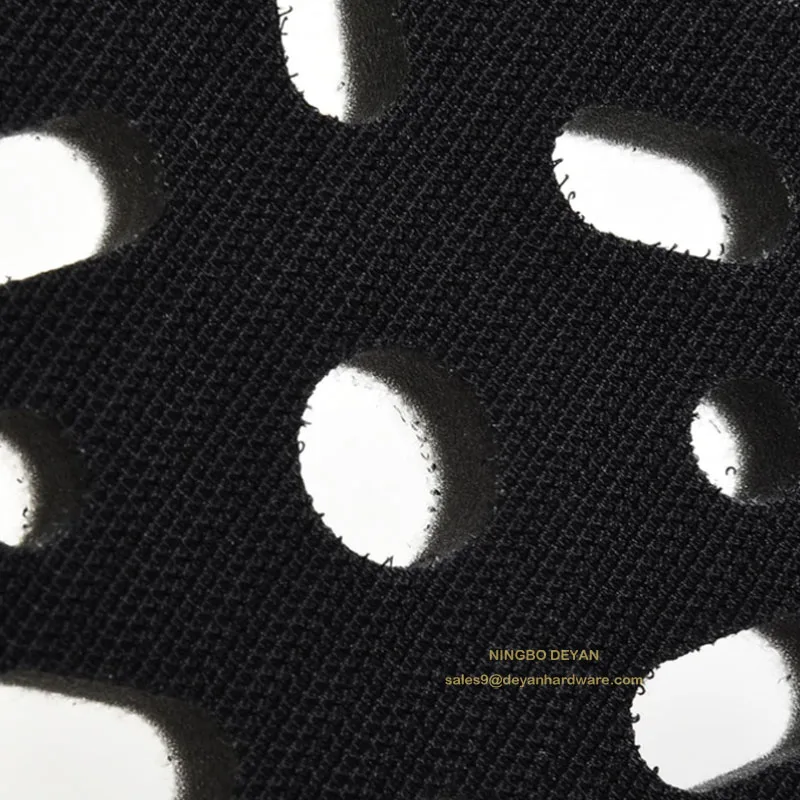 17 Holes 6 Inch 150 mm Multi-Function High Adhesive Hook and Loop Sponge Protective Pad for Car Bodies OEM Customizable