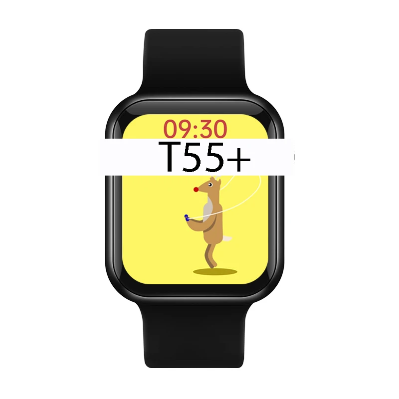 
reloj Inteligente t55+ Wristband blood oxygen Phone Call scroll konb iwo t55plus smart watch t55 plus smartwatch series 6 