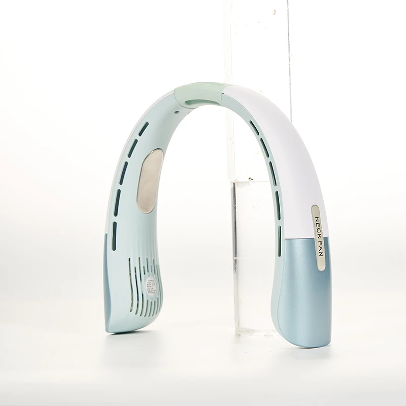 Hot Sale 4000mAh Portable Outdoor Summer Air Cooling Hanging Neckband Fan USB Rechargeable Bladeless Mute Sports Personal Neck F