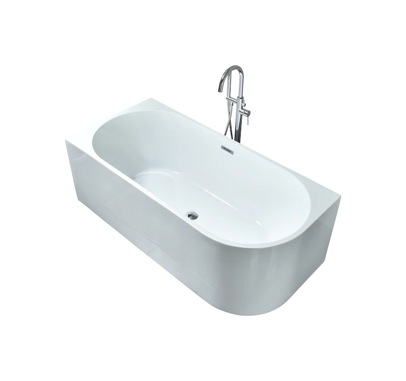 XM classical design sanitary ware manufacture wholesale portable acrylic built-in bathtub for adult