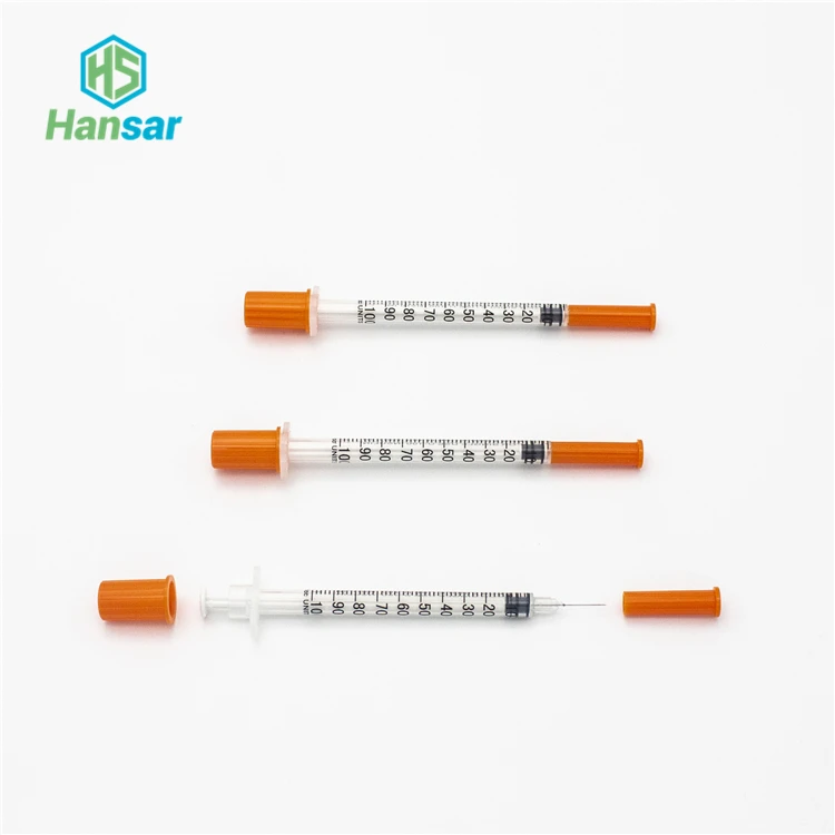 
1ml 31g 1/4insulin syring free flow empty dental insuline 1 ml without needle dab packaging for dabs concentrate with metal tip 