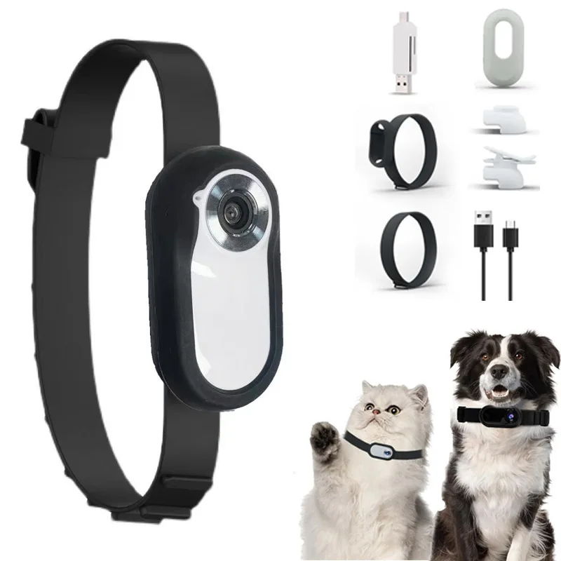 Super Wide Angle Pet Camera for Small to Medium Pets with Loop Recording