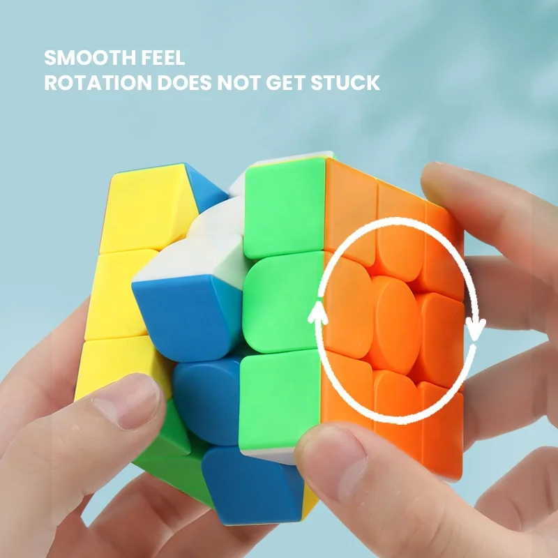 High Cost-Effective 2x2 3x3 4x4 5x5 6x6 7x7 educational toys speed cubes Magic Cube  Stickerless macaron Speed Puzzle Cube Toys