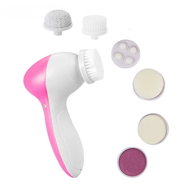 Chargeable Vibrating Electric Usb Waterproof Facial Brush Cleaner Exfoliating Electrical Sonic Silicone Facial Cleansing Brush